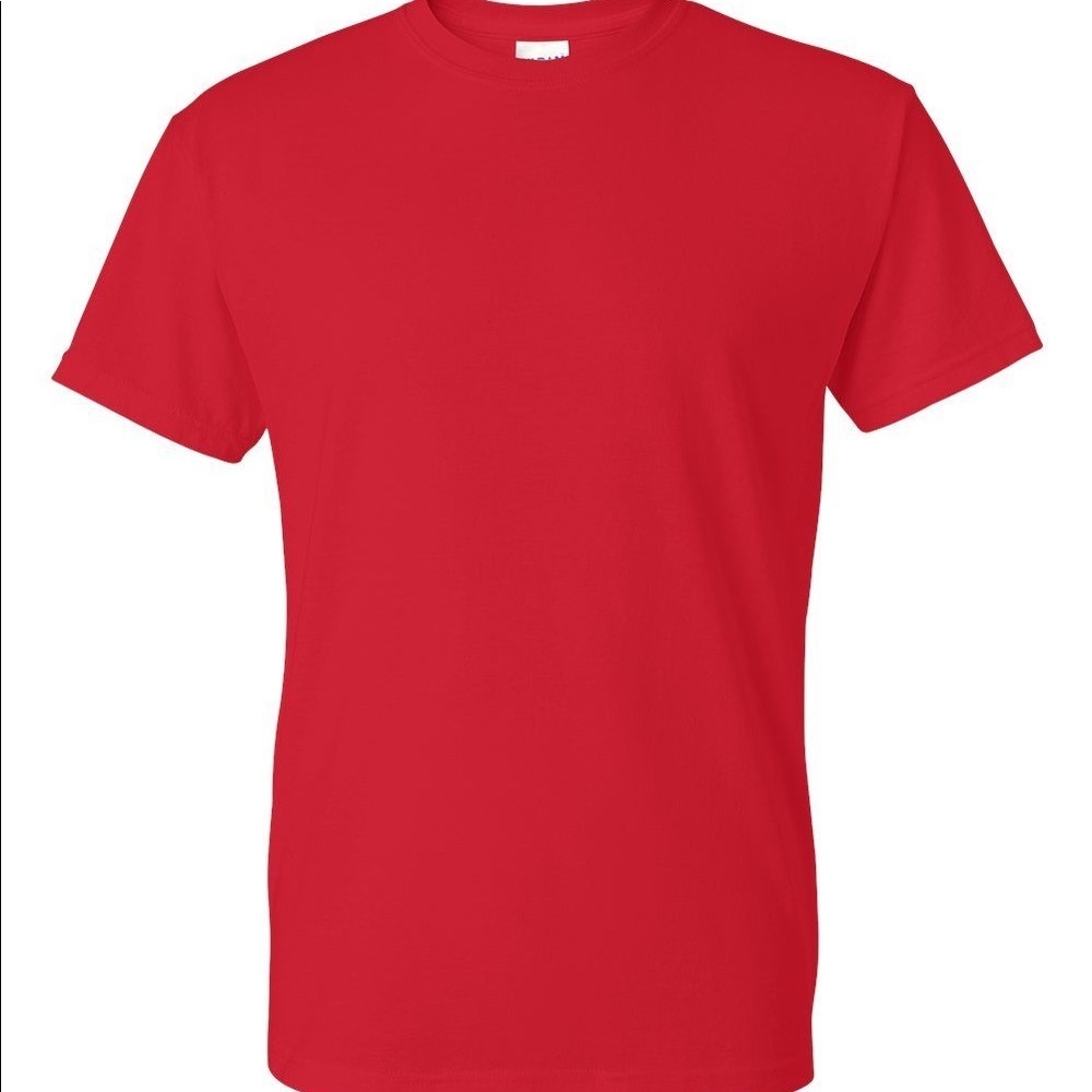 👕Red Gildan Dryblend Tee - Picture 2 of 2